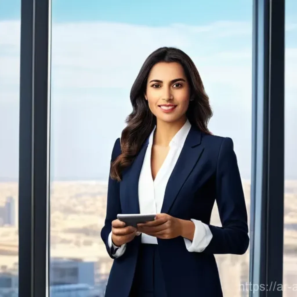 행정관리사 필기시험 준비 전략 - **Prompt 1: Empowered Female Manager in a Modern Office**
    "A confident and elegant Arab female m...